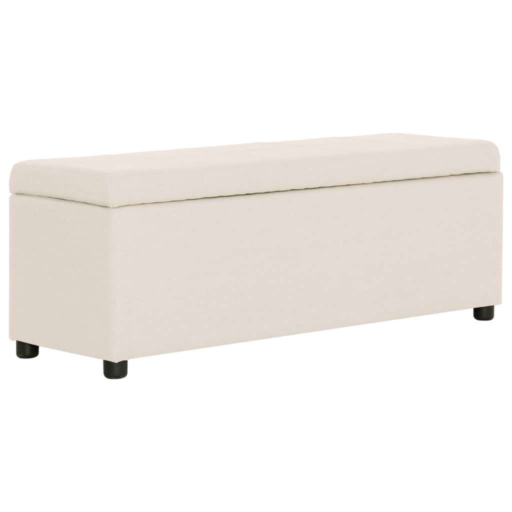 JUNG Vida Bank mit Staufach 116 cm Creme Polyester