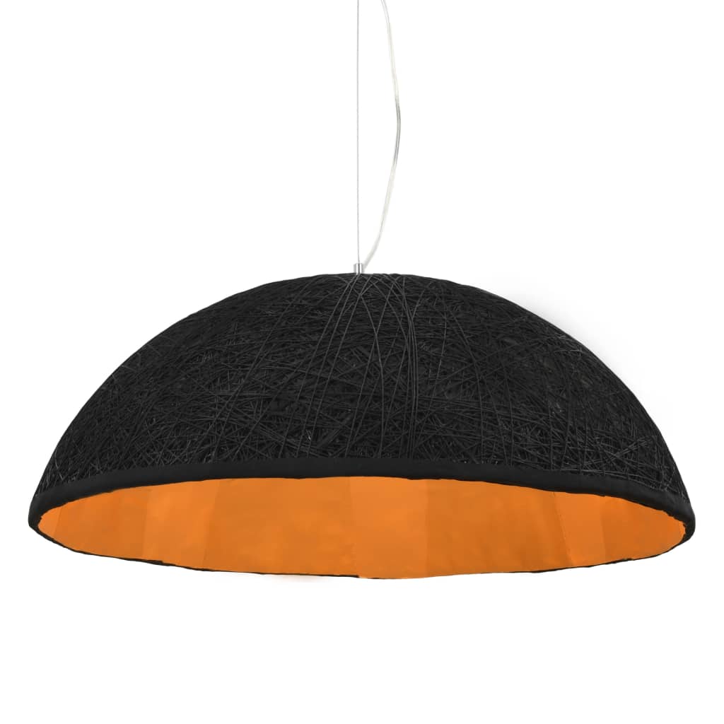 JUNG Vida Pendelleuchte Schwarz und Golden Ø70 cm E27