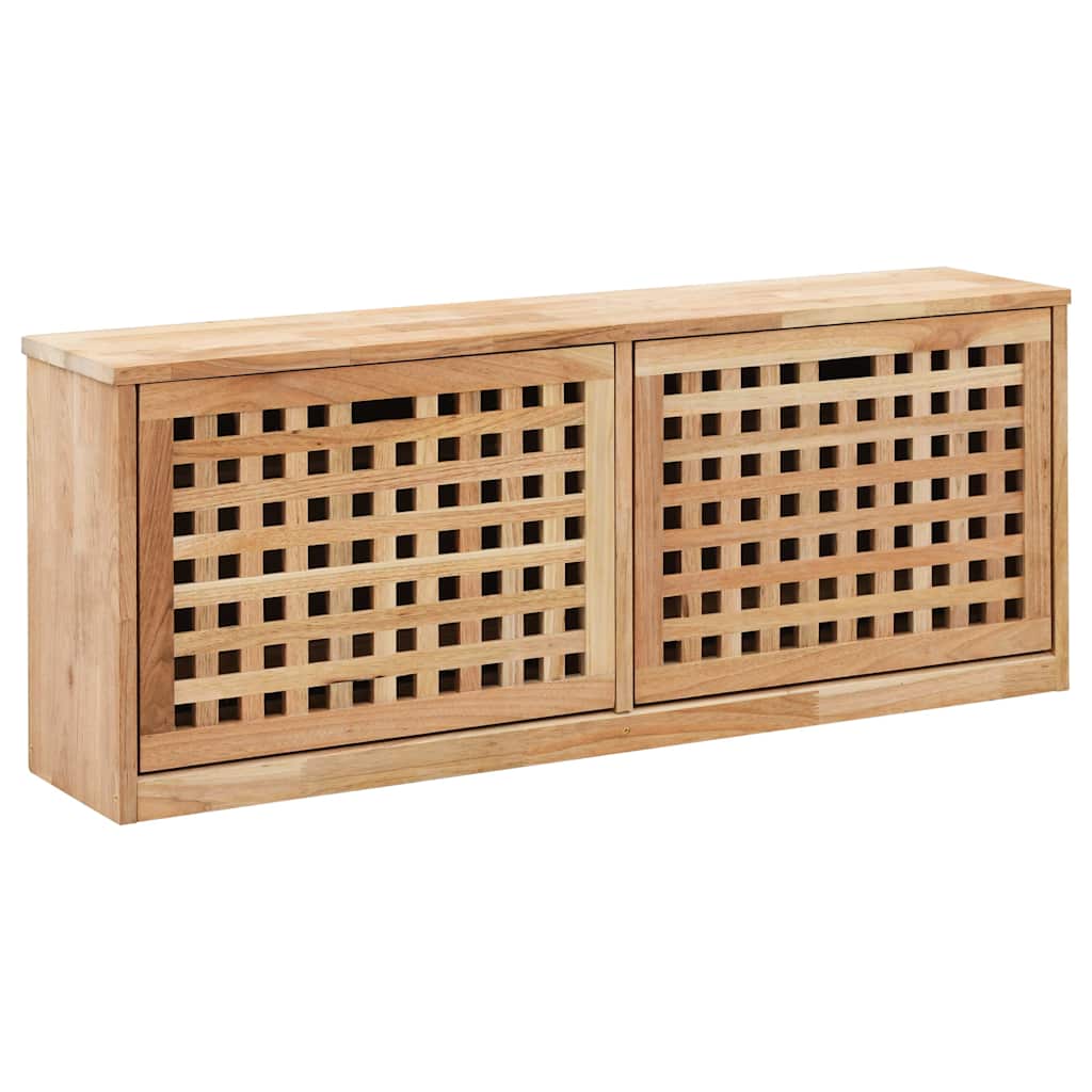 JUNG Vida Schuhbank 94 x 20 x 38 cm Walnussholz Massiv