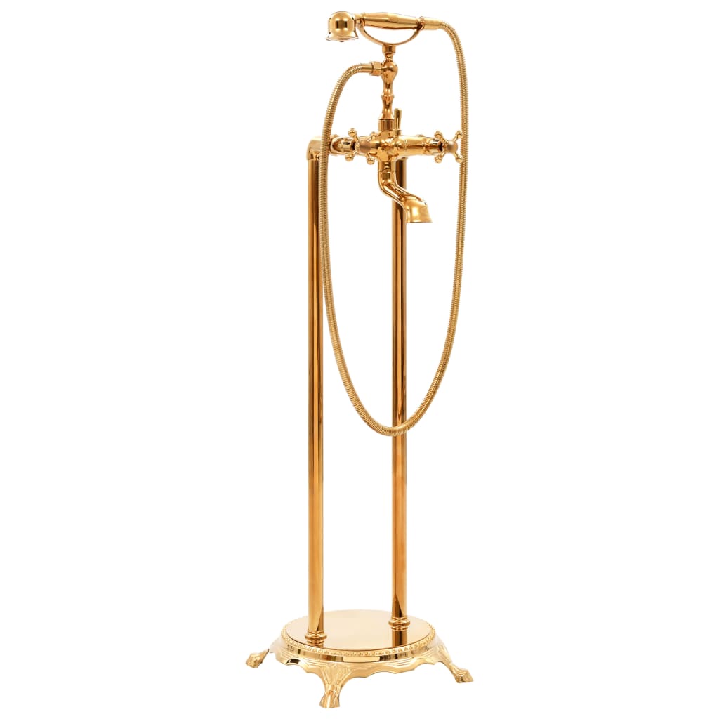 JUNG Vida Freistehende Badewannenarmatur Edelstahl 99,5 cm Golden