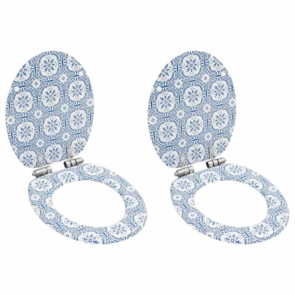 JUNG Vida Toilettensitze 2 Stk. Soft-Close-Deckel MDF Porzellan-Design