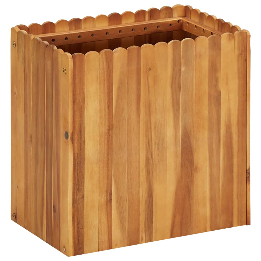 JUNG Vida Garten-Hochbeet 50 x 30 x 50 cm Massivholz Akazie