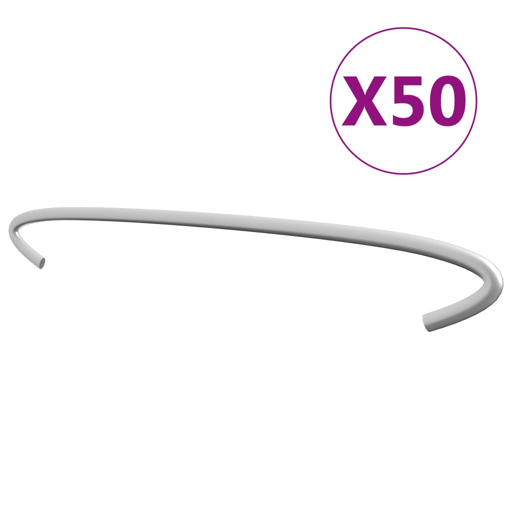 JUNG Vida Gabionen-Distanzhalter 50 Stk. Verzinkter Stahl 30 cm