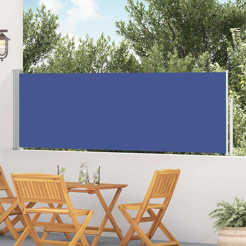 JUNG Vida Ausziehbare Seitenmarkise 100×500 cm Blau
