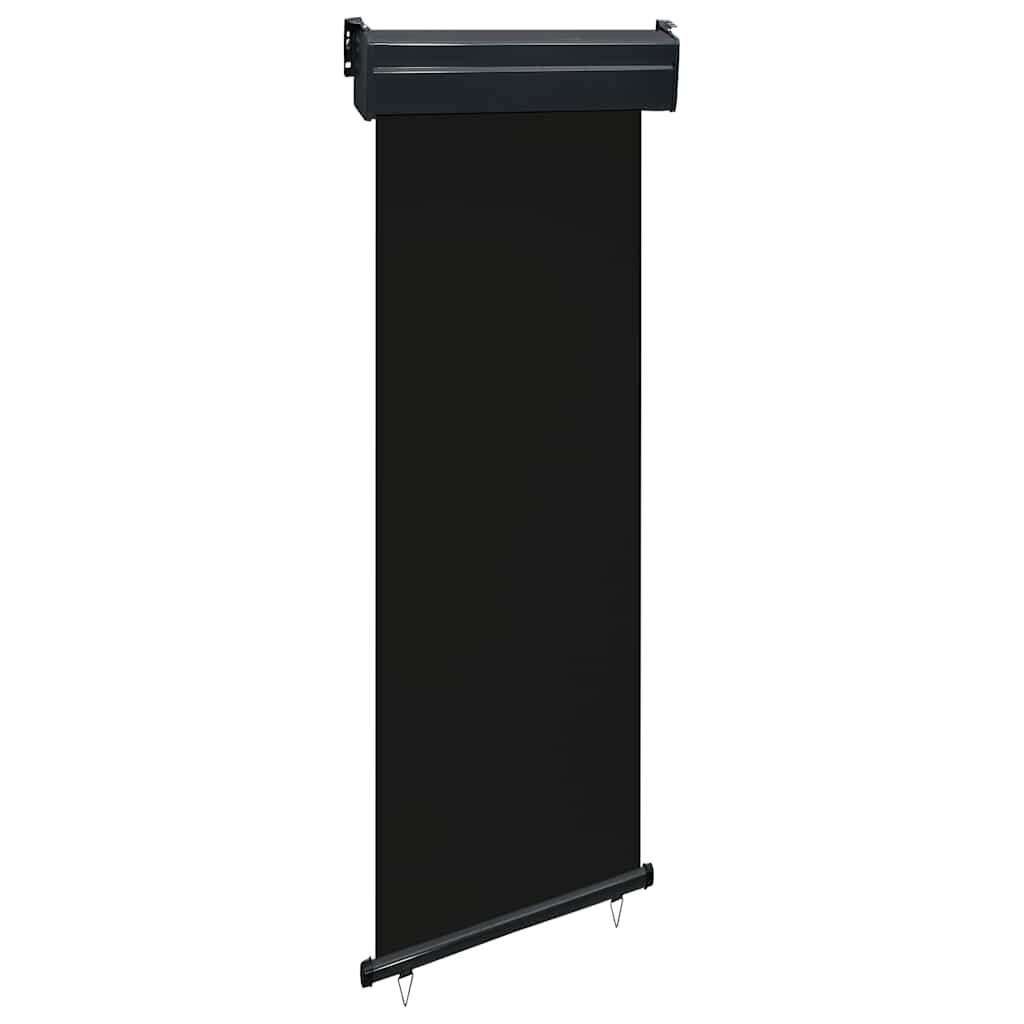 JUNG Vida Balkon-Seitenmarkise 65x250 cm Schwarz