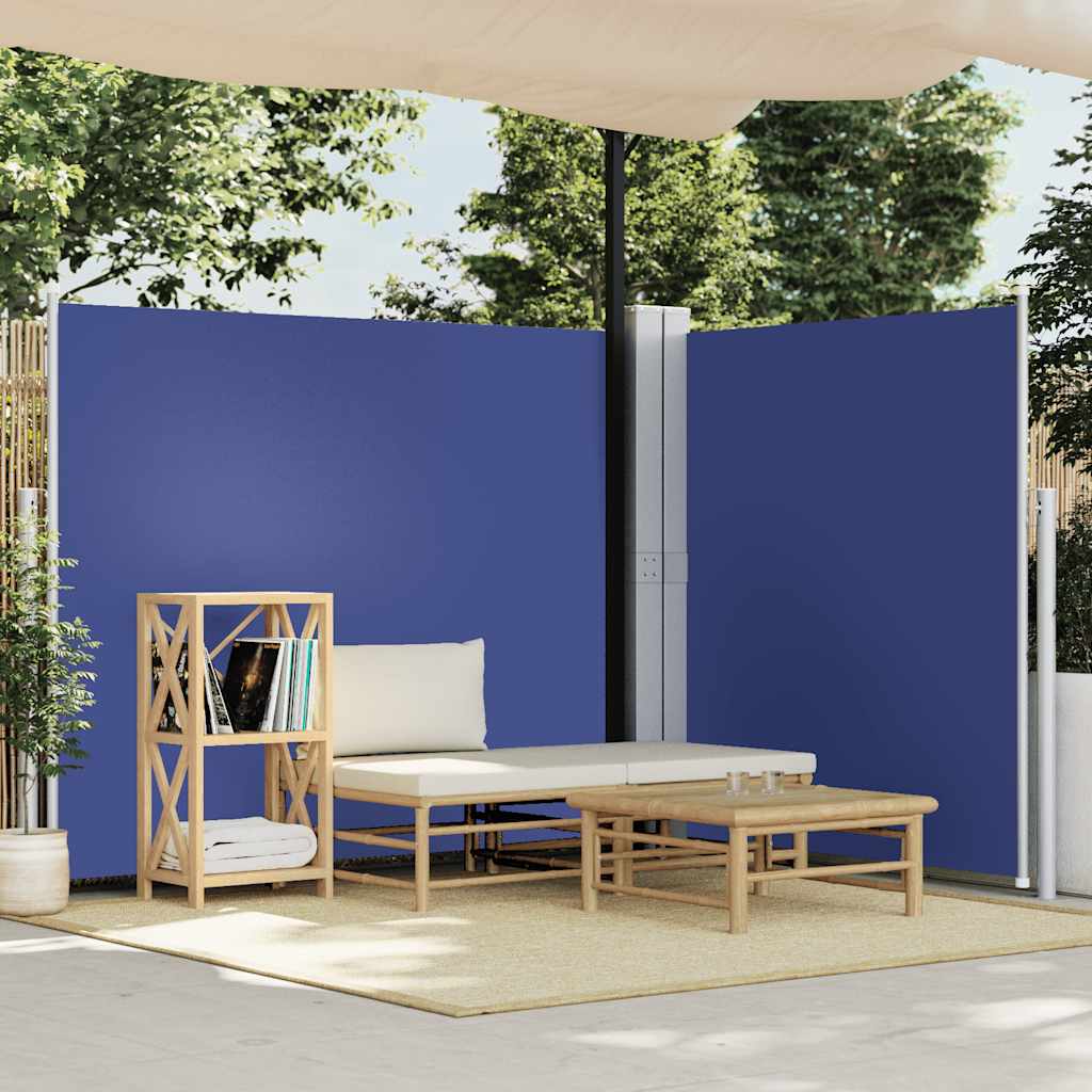 JUNG Vida Ausziehbare Seitenmarkise Blau 160 x 600 cm