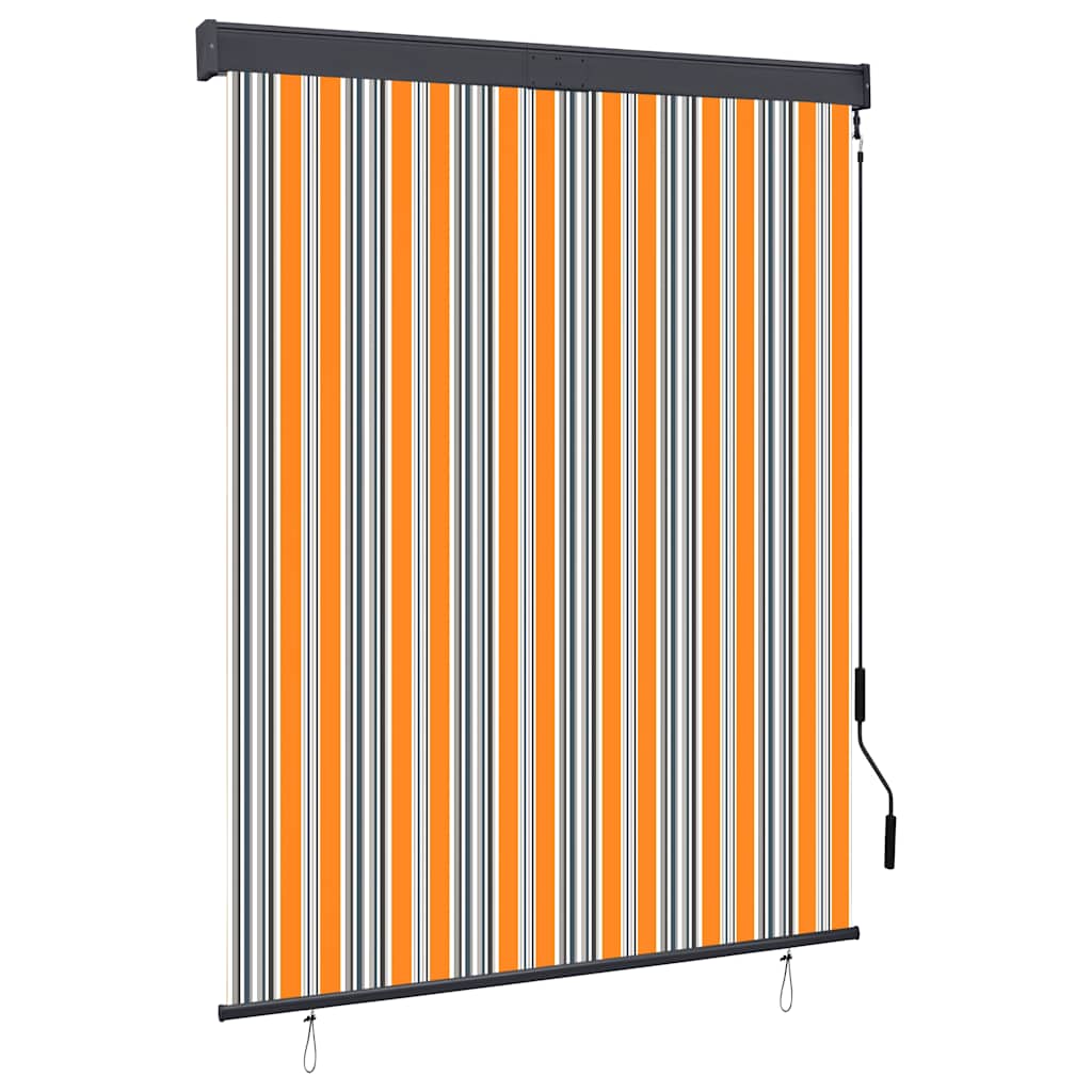 JUNG Vida Außenrollo 140x250 cm Gelb und Blau
