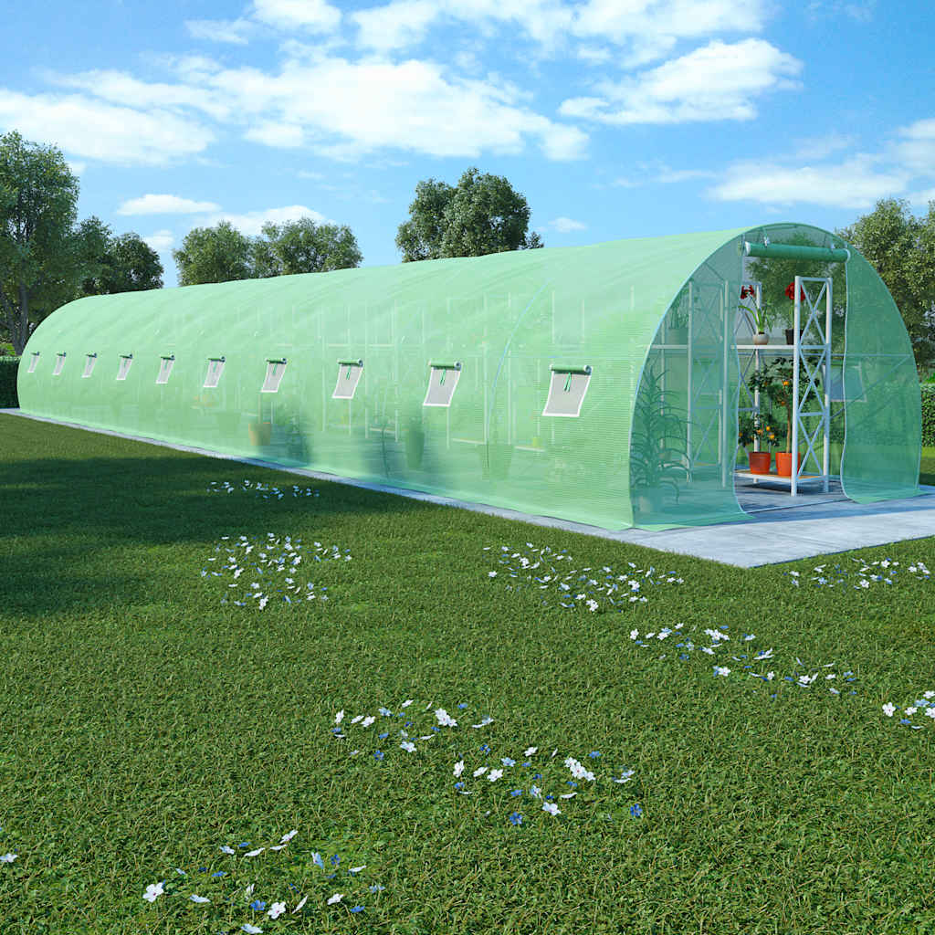 JUNG Vida Gewächshaus 45 m² 15x3x2 m