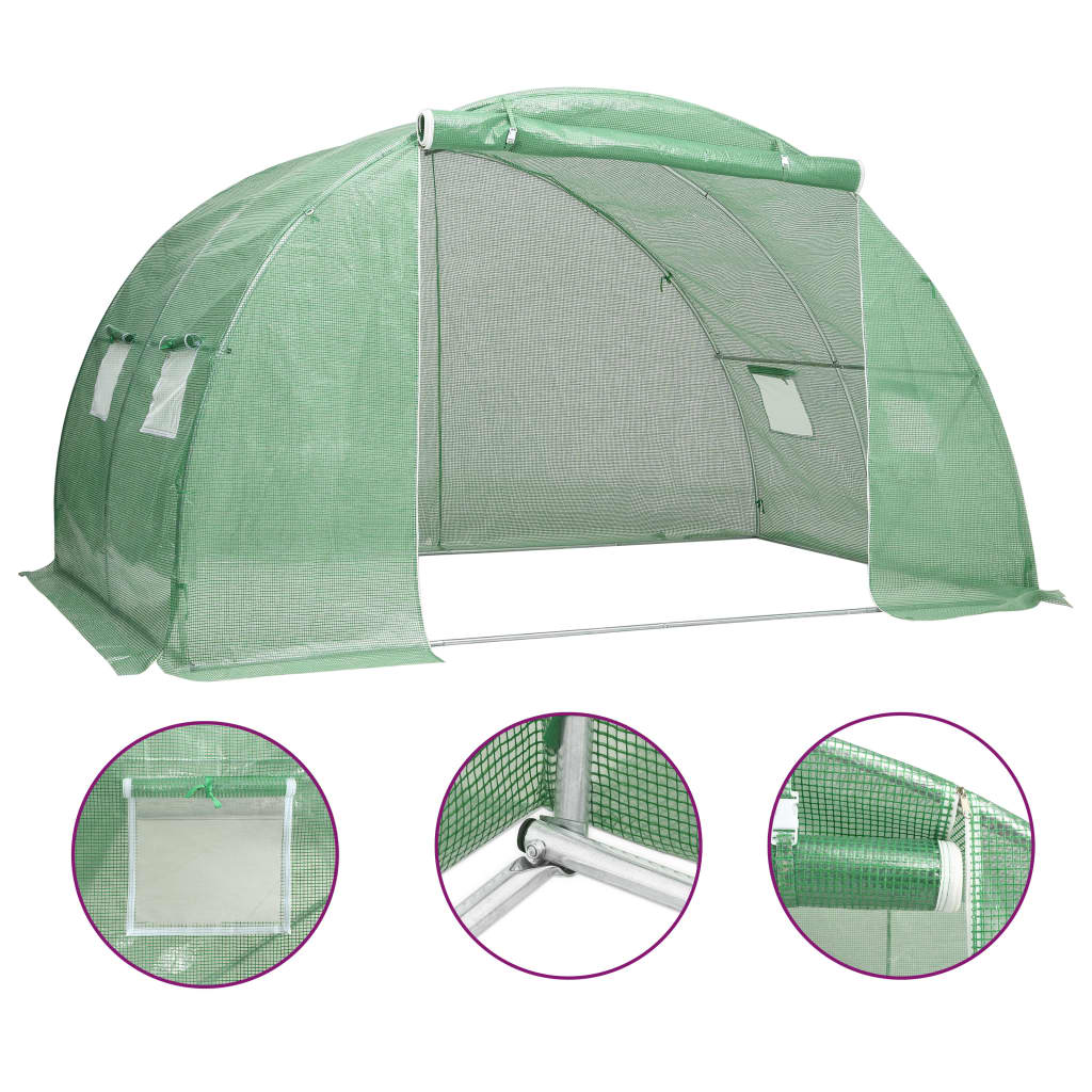 JUNG Vida Gewächshaus 8 m² 2x4x2 m