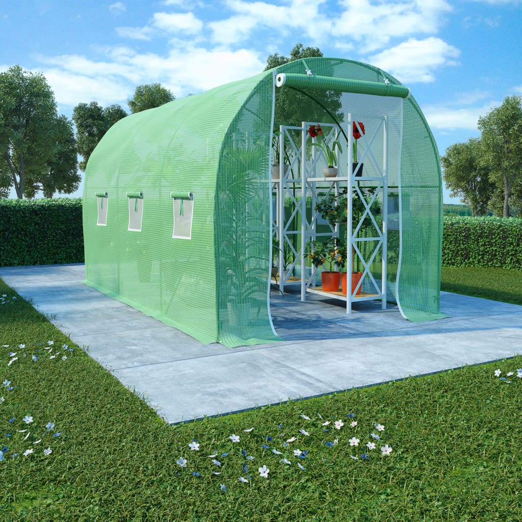 JUNG Vida Gewächshaus 6,86 m² 3,43x2x2 m