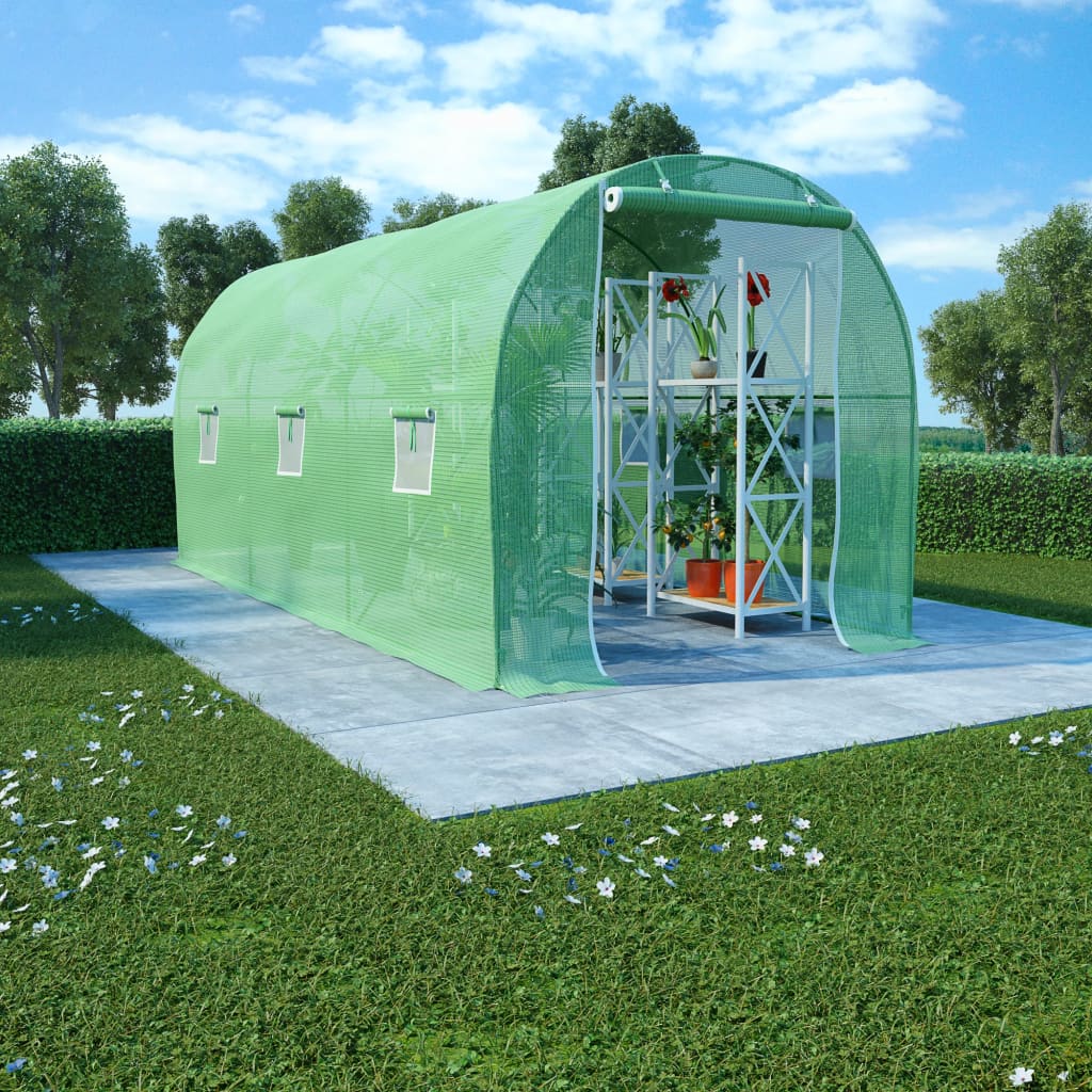 JUNG Vida Gewächshaus 9 m² 4,5x2x2 m