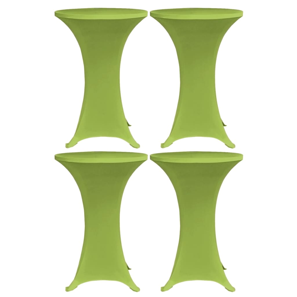JUNG Vida Stretch-Tischhussen 4 Stk. 80 cm Grün