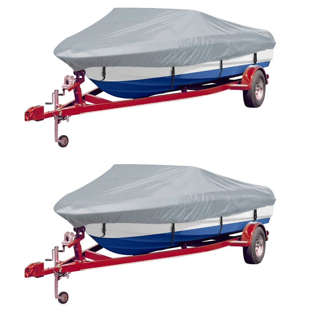 JUNG Vida Bootspersenninge 2 Stk. Grau Länge 610-671 cm Breite 254 cm