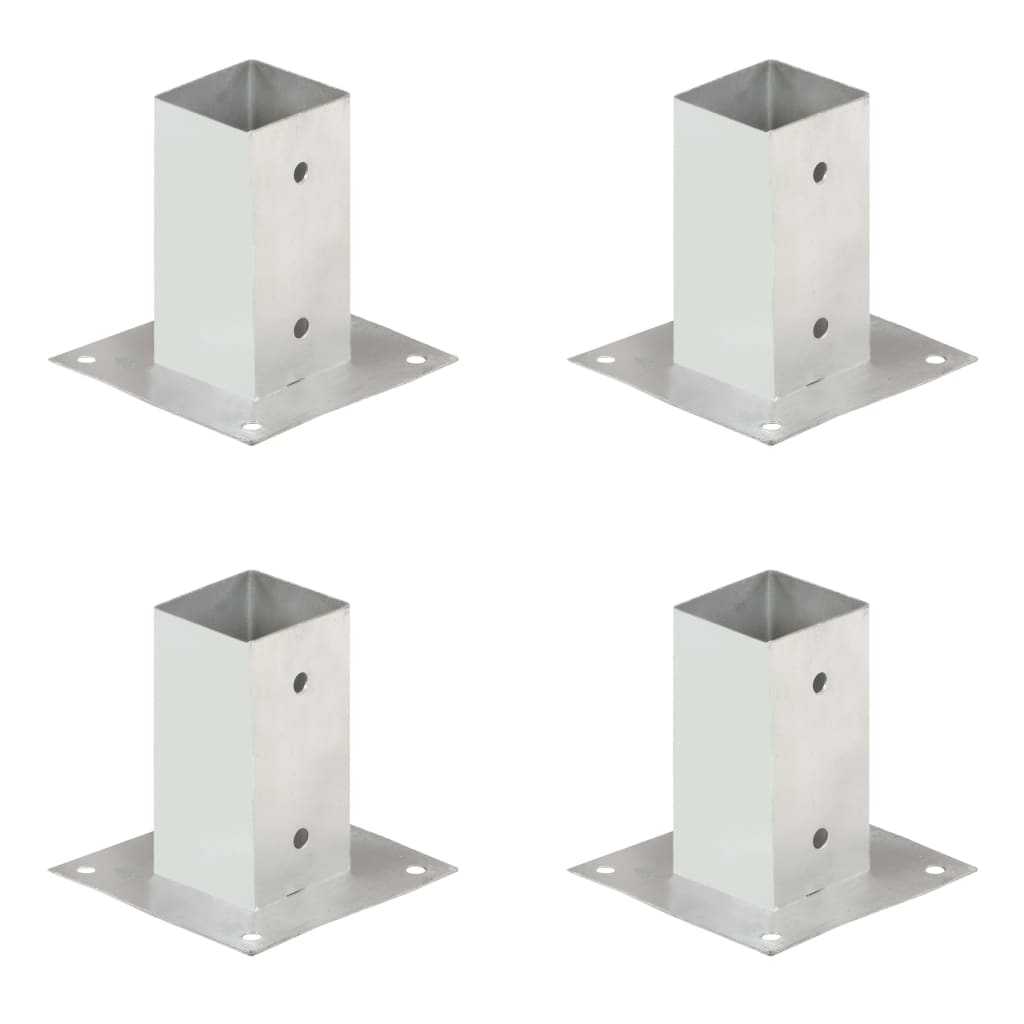 JUNG Vida Pfostenanker 4 Stk. Verzinktes Metall 71 mm