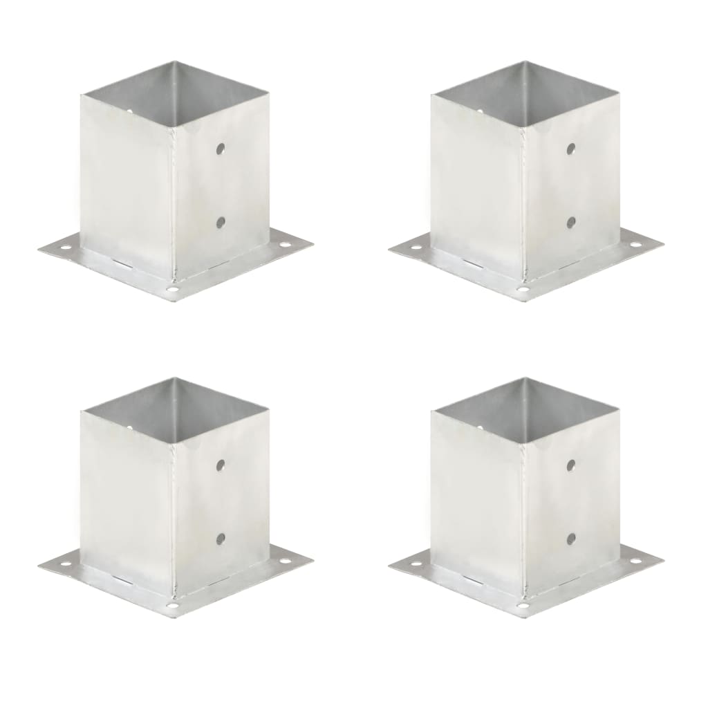 JUNG Vida Pfostenanker 4 Stk. Verzinktes Metall 121 mm