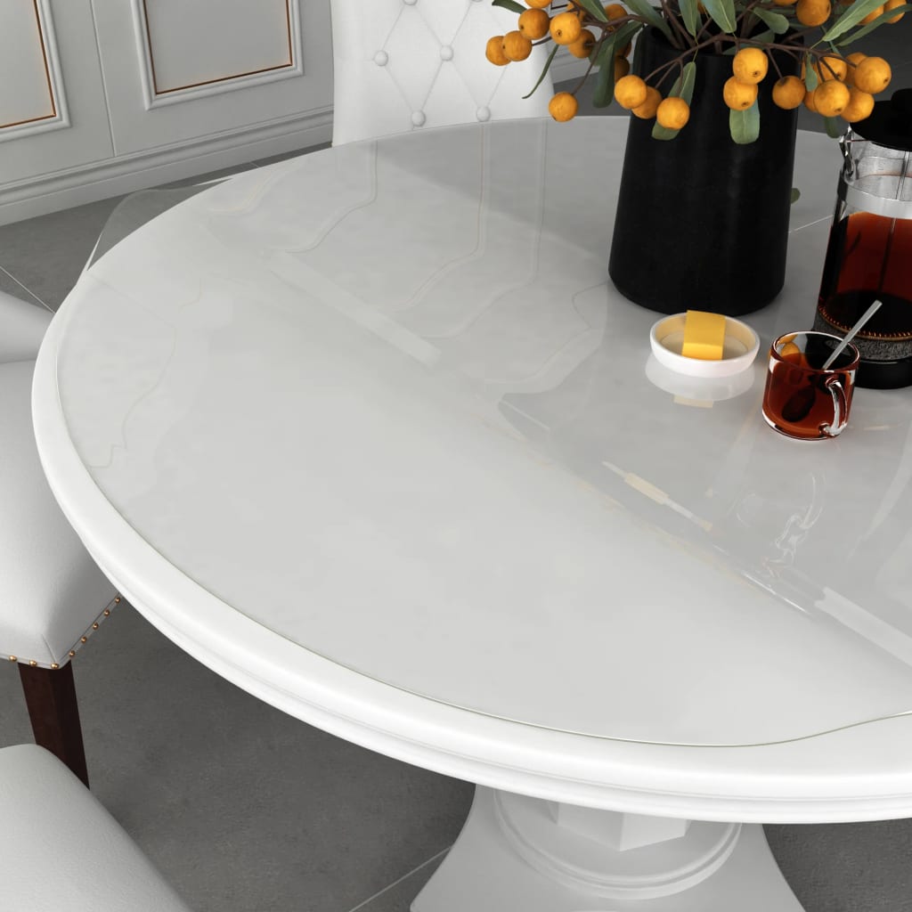 JUNG Vida Tischfolie Transparent Ø 110 cm 1,6 mm PVC