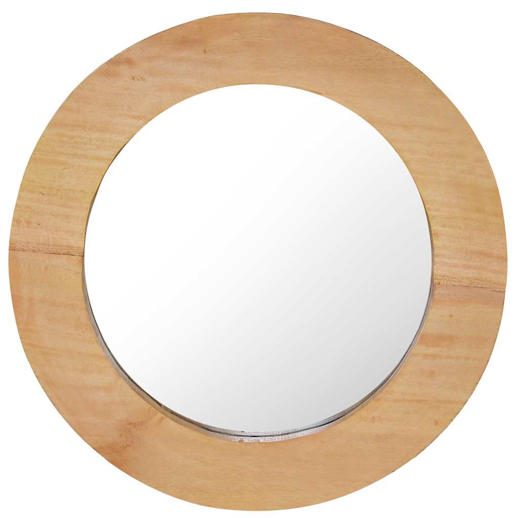 JUNG Vida Wandspiegel 40 cm Teak Rund