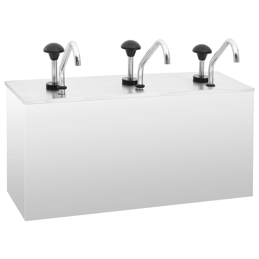 JUNG Vida Saucen-Spender Edelstahl 3 x 3,5 L