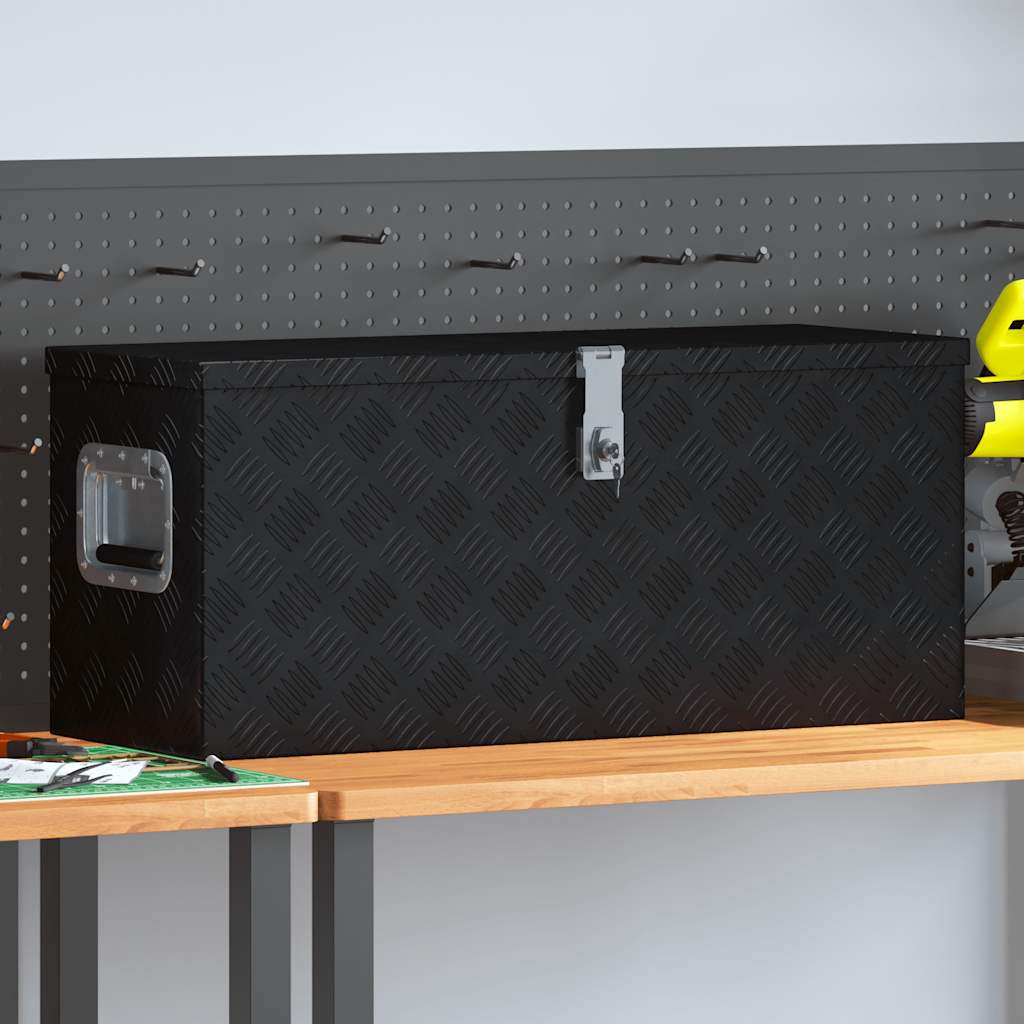 JUNG Vida Aluminiumkiste 80×30×35 cm Schwarz