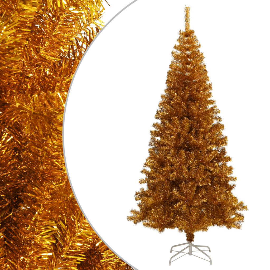JUNG Vida Künstlicher Weihnachtsbaum mit Ständer Gold 180 cm PET