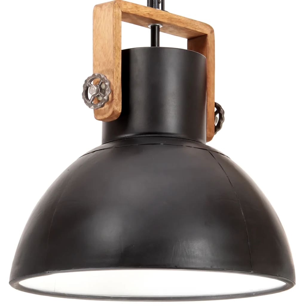 JUNG Vida Hängelampe Industriestil 25 W Schwarz Rund 40 cm E27