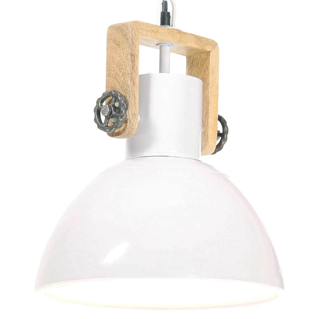 JUNG Vida Hängelampe Industriestil 25 W Weiß Rund 30 cm E27