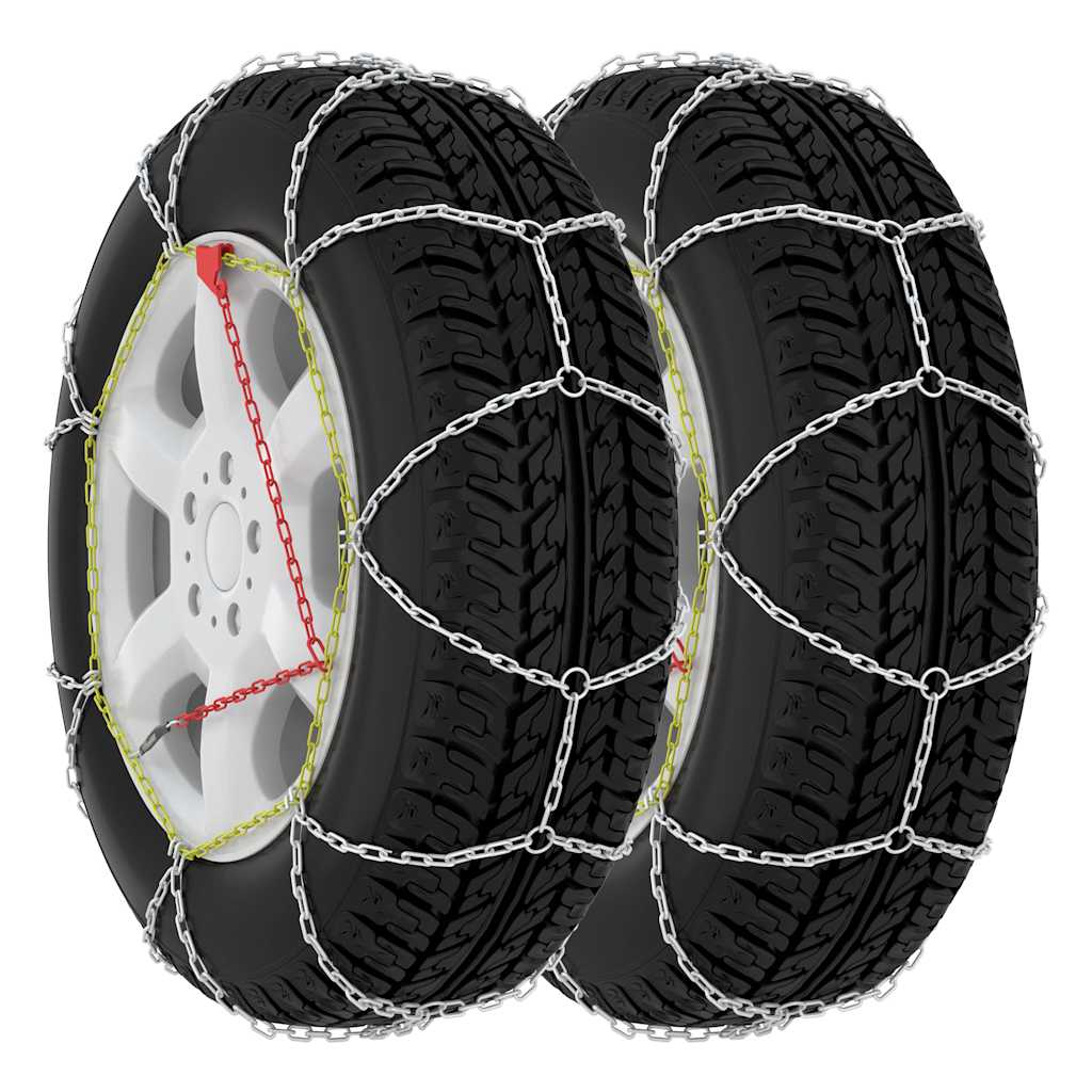 JUNG Vida Schneeketten für Autoreifen 2 Stk. 16 mm SUV 4x4 Größe 460