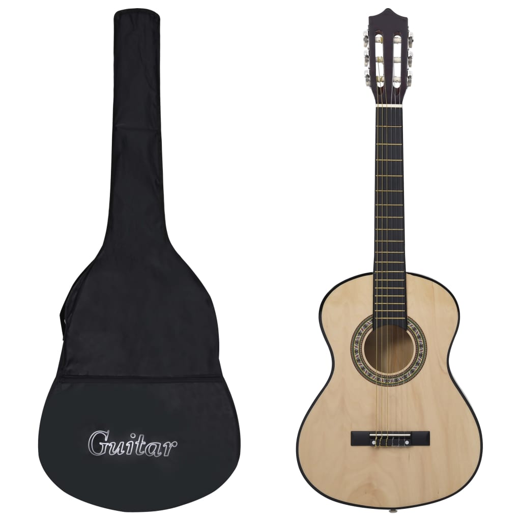 JUNG Vida Klassikgitarre für Anfänger und Kinder mit Tasche 1/2 34"