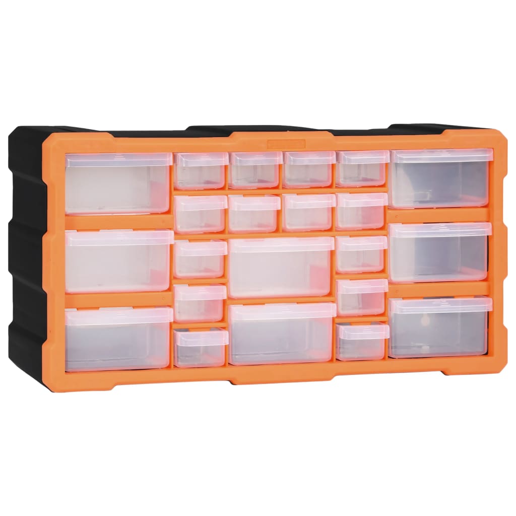 JUNG Vida Multi-Schubladen-Organizer mit 22 Schubladen 49x16x25,5 cm