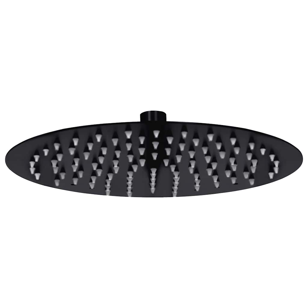 JUNG Vida Regenbrause Edelstahl 25 cm Rund Schwarz
