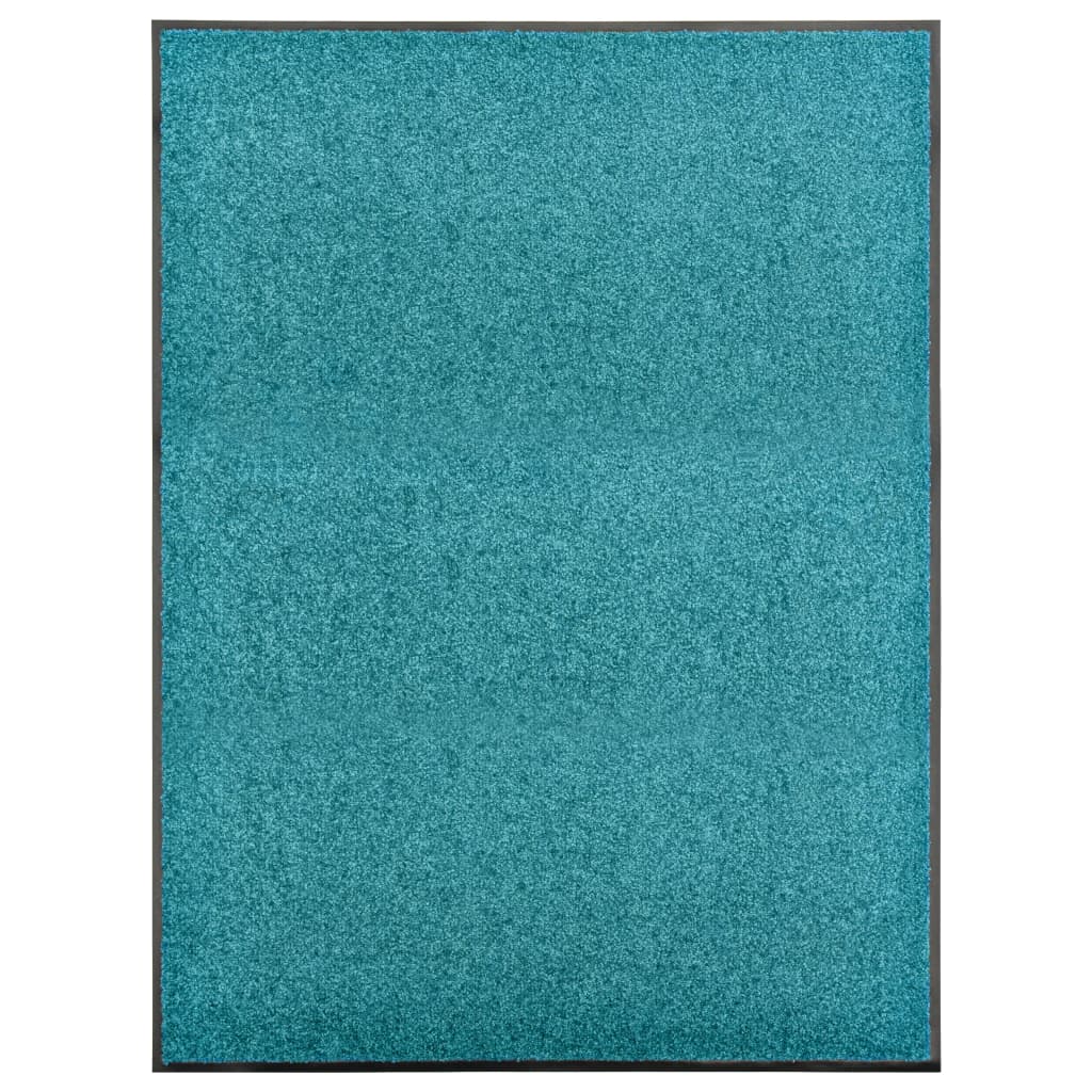 JUNG Vida Fußmatte Waschbar Cyan 90x120 cm