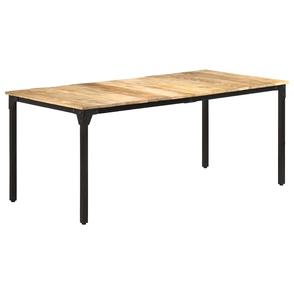 JUNG Vida Esstisch 180x90x76 cm Raues Mangoholz