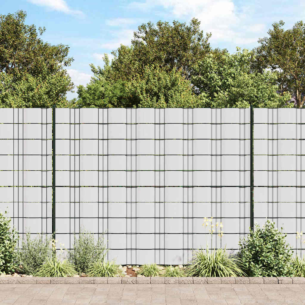 JUNG Vida Garten-Sichtschutz PVC 70x0,19 m Weiß