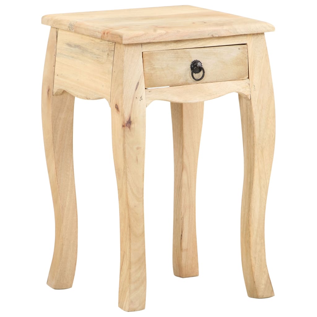 JUNG Vida Nachttisch 28x28x46 cm Massivholz Mango