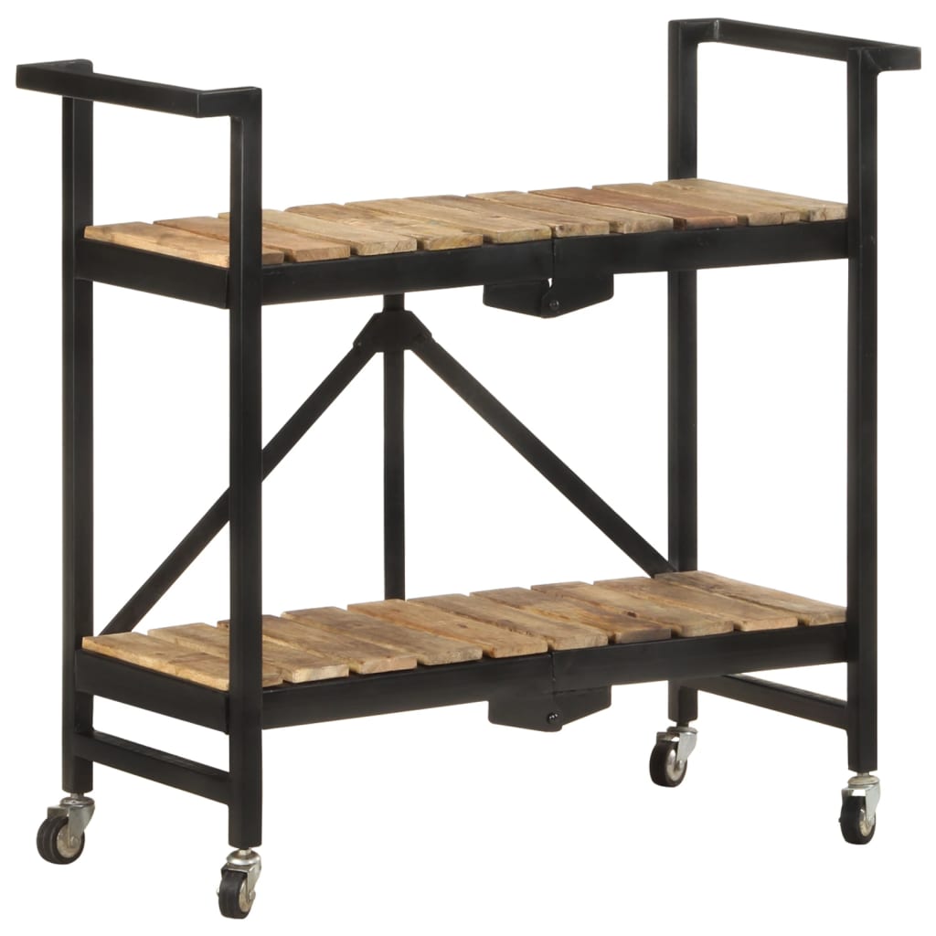 JUNG Vida Küchenwagen 87x36x81 cm Mango Massivholz