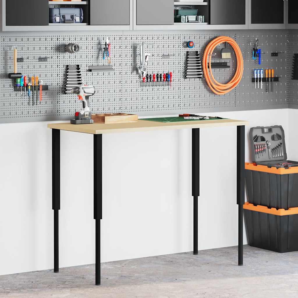 JUNG Vida Werkbankgestell Verstellbar 2 Stk. Metall 55x(69-95,5) cm