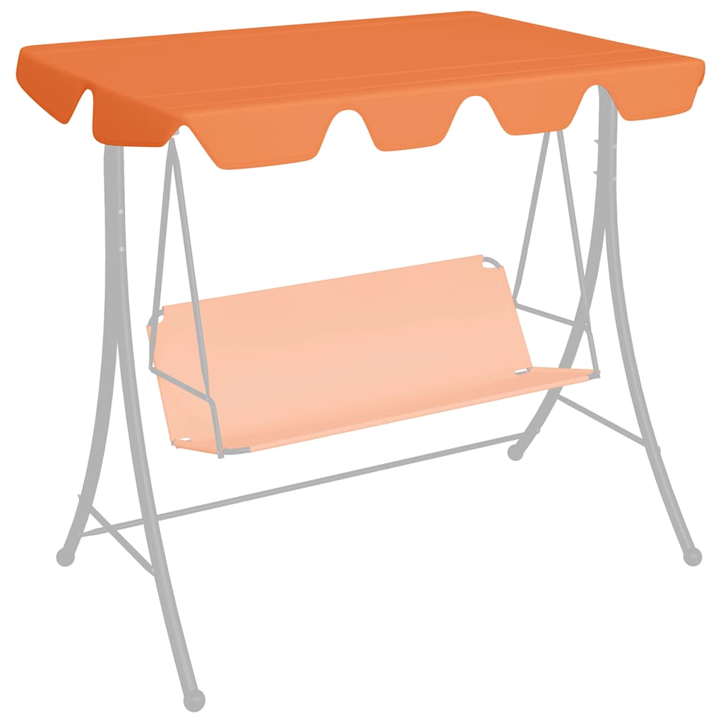 JUNG Vida Ersatzdach für Hollywoodschaukel Orange 188/168x145/110 cm