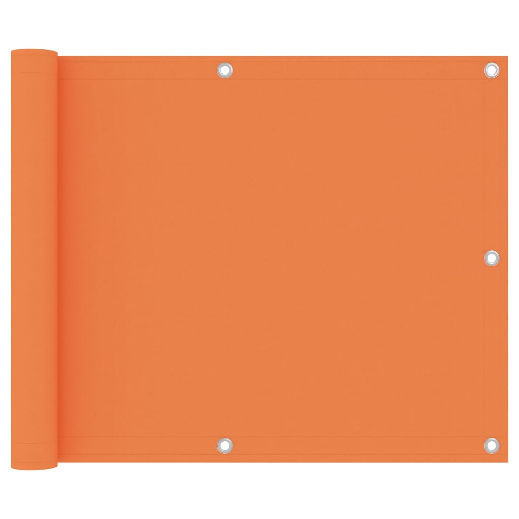 JUNG Vida Balkon-Sichtschutz Orange 75x400 cm Oxford-Gewebe