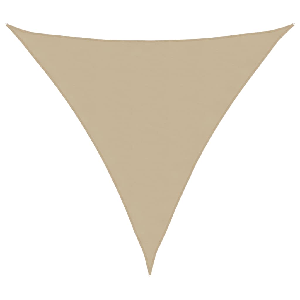 JUNG Vida Sonnensegel Oxford-Gewebe Dreieckig 3x3x3 m Beige