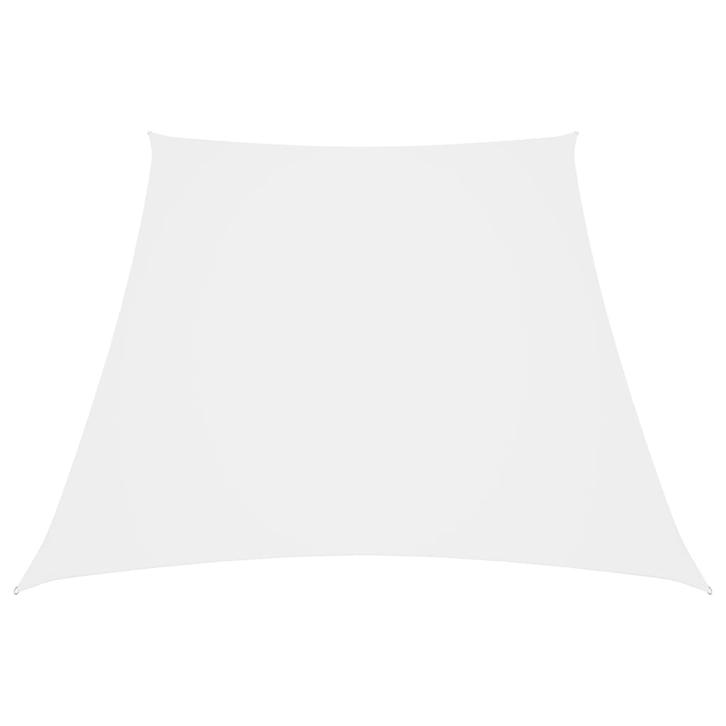 JUNG Vida Sonnensegel Oxford-Gewebe Trapezförmig 2/4x3 m Weiß