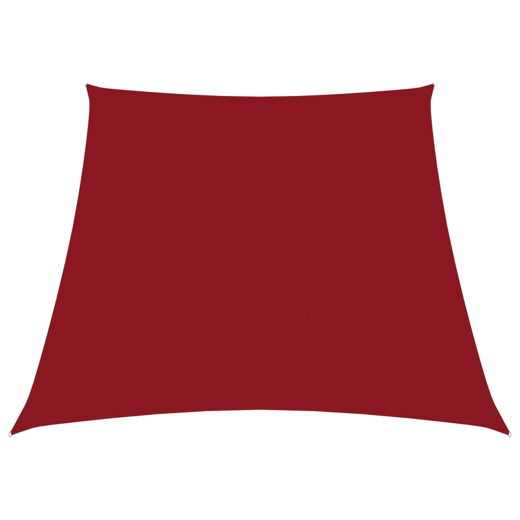JUNG Vida Sonnensegel Oxford-Gewebe Trapezförmig 2/4x3 m Rot