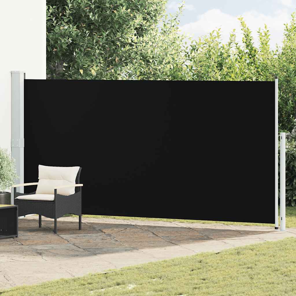 JUNG Vida Seitenmarkise Ausziehbar 180x500 cm Schwarz