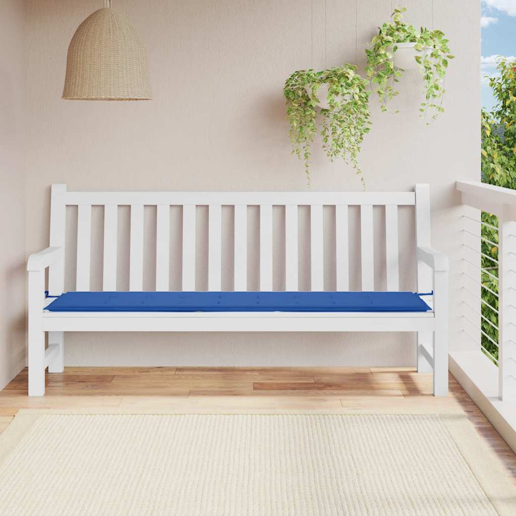 JUNG Vida Gartenbank-Auflage Königsblau 200x50x4 cm Oxford-Gewebe