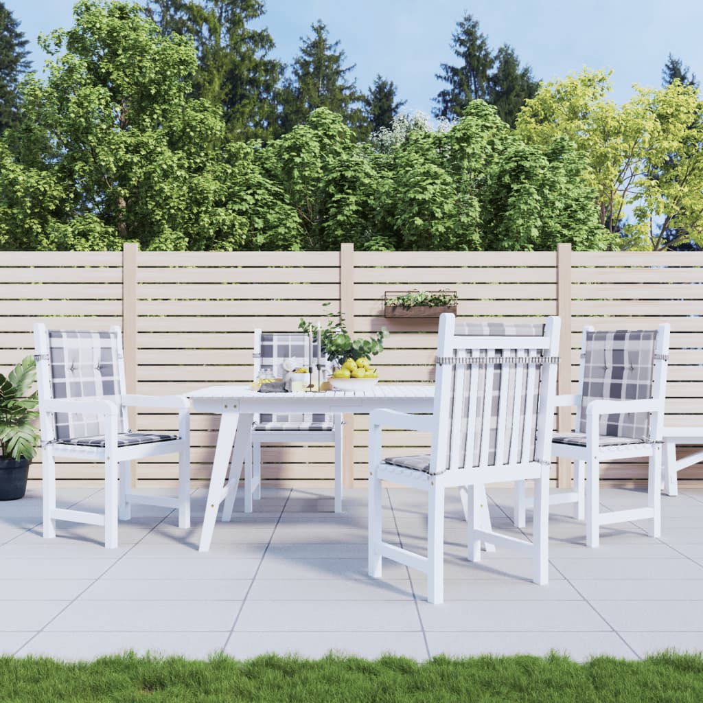 JUNG Vida Gartenstuhlauflagen für Niedriglehner 4 Stk. 100x50x3 cm