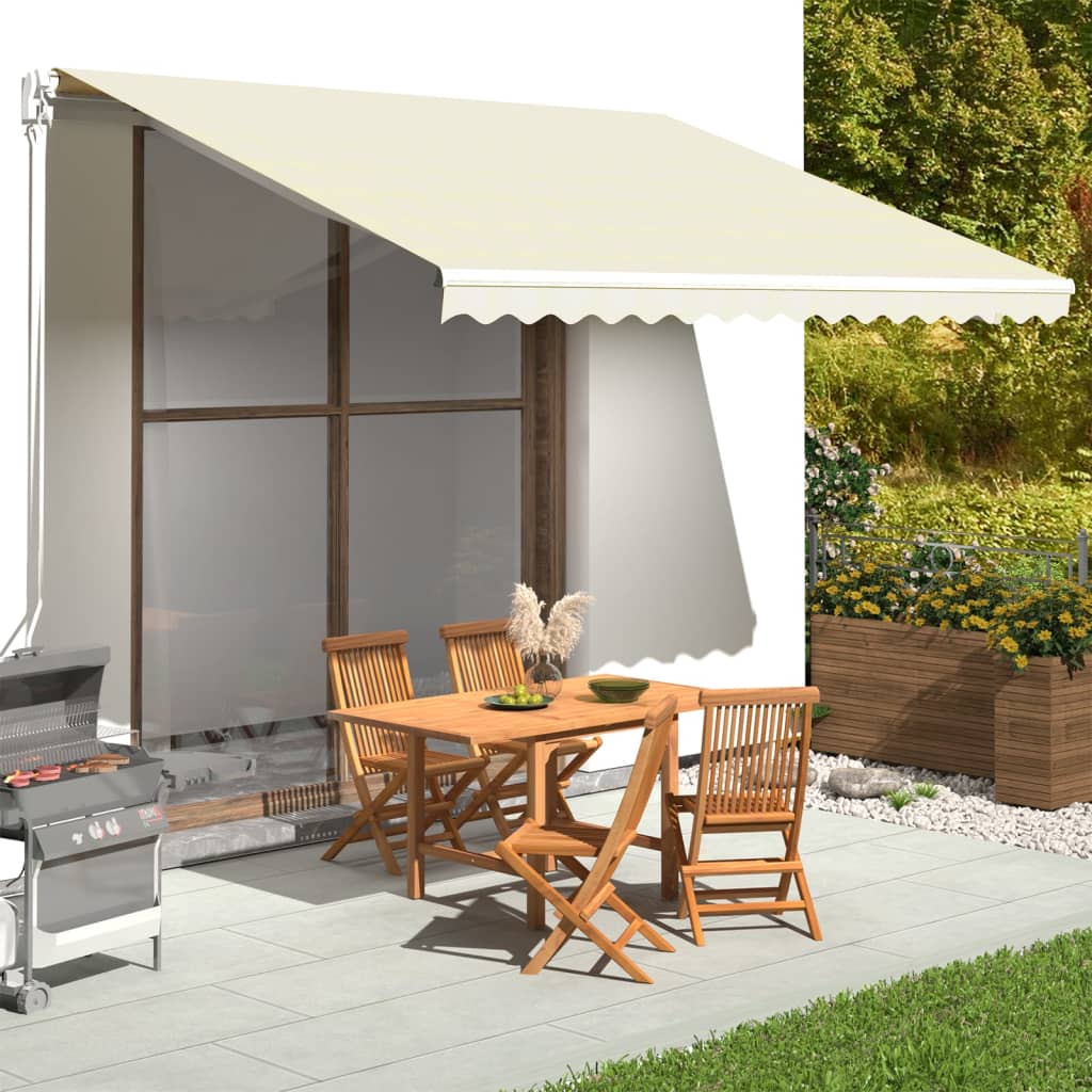 JUNG Vida Markisenbespannung Creme 4x3,5 m