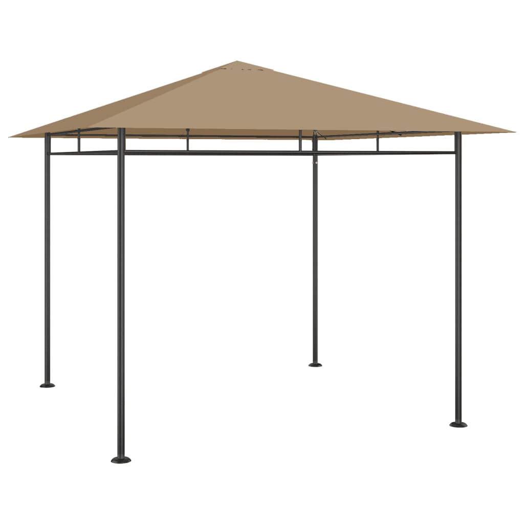 JUNG Vida Pavillon 3x3x2,7 m Taupe 180 g/m²
