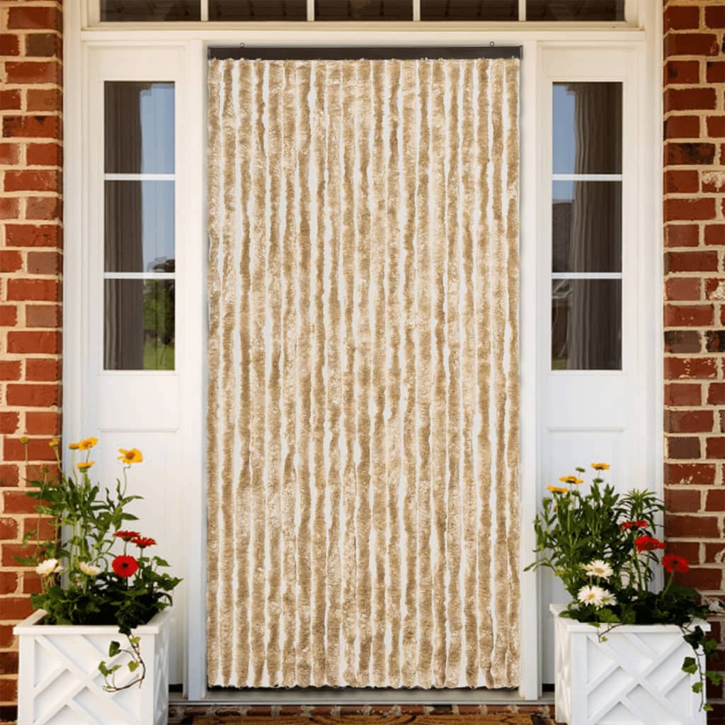 JUNG Vida Insektenschutz-Vorhang Beige 90x200 cm Chenille