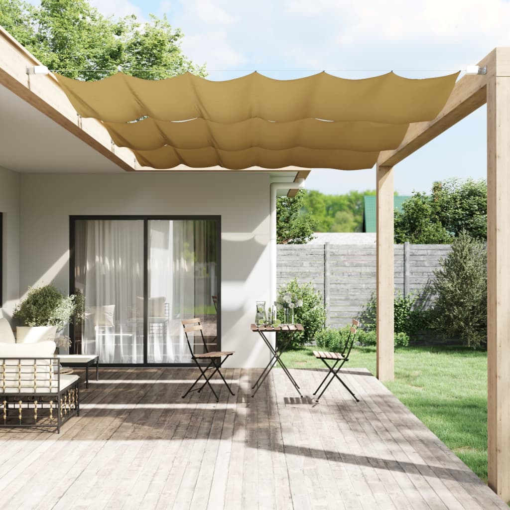 JUNG Vida Senkrechtmarkise Beige 140x270 cm Oxford-Gewebe