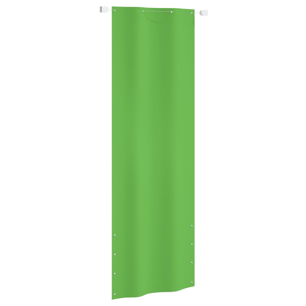 JUNG Vida Balkon-Sichtschutz Hellgrün 80x240 cm Oxford-Gewebe
