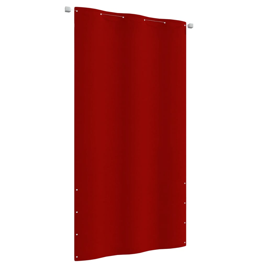 JUNG Vida Balkon-Sichtschutz Rot 120x240 cm Oxford-Gewebe